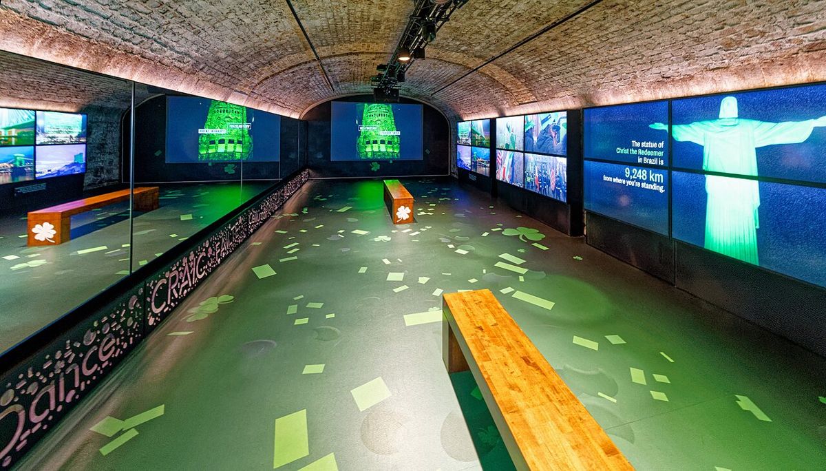 An exhibition gallery inside EPIC Irish Emigration Museum