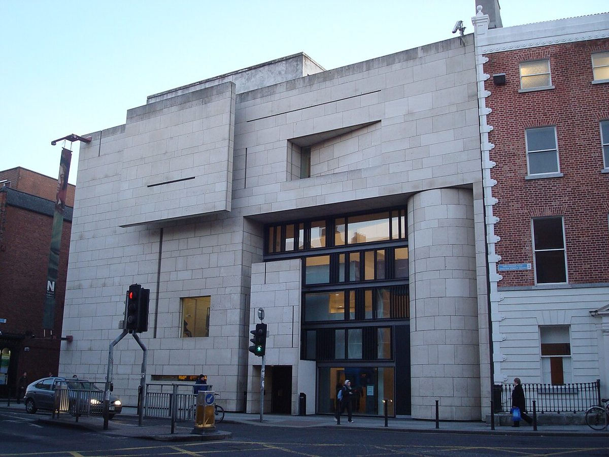 The National Gallery of Ireland Millennium Wing entrance