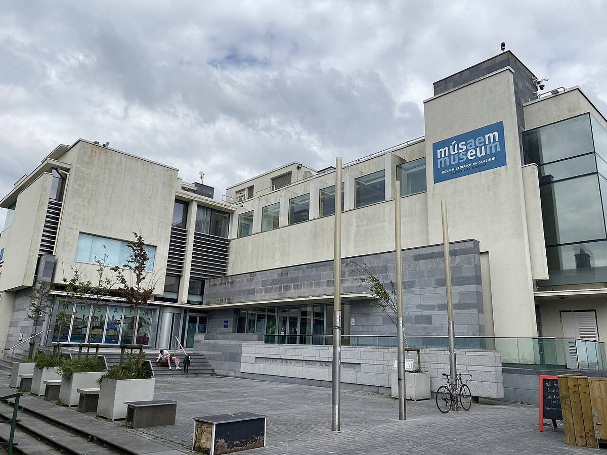 The entrance facade of Galway City Museum in May 2022