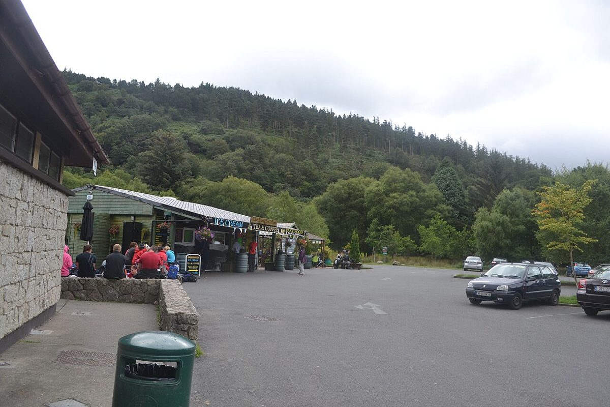 An earlier view of Glendalough’s upper car park