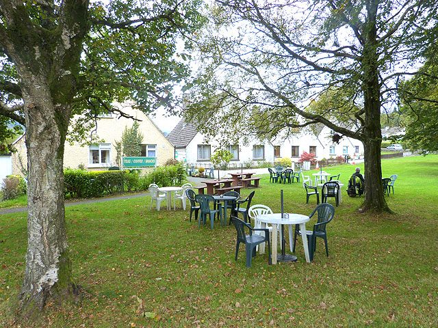 A tea room on Laragh village green in 2014