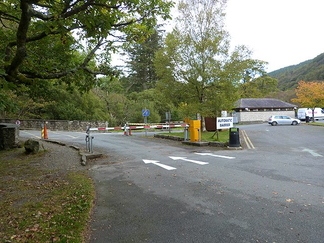 Glendalough Upper Lake car park in 2014