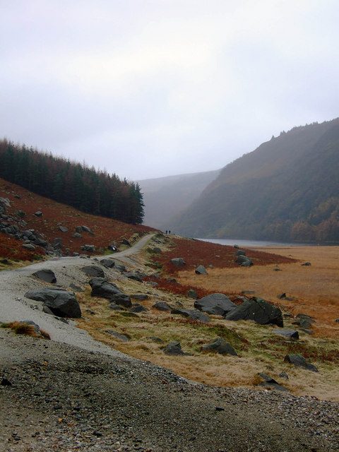 A view along Glendalough’s Miners’ Road walk