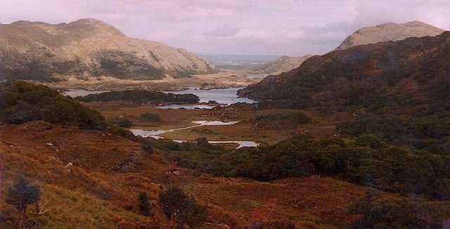 An autumn view of the lakes from Ladies View