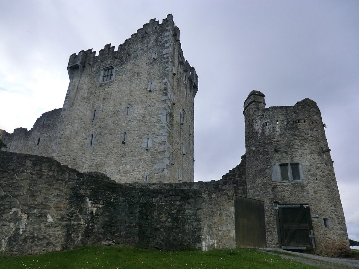 The tower exterior at Ross Castle