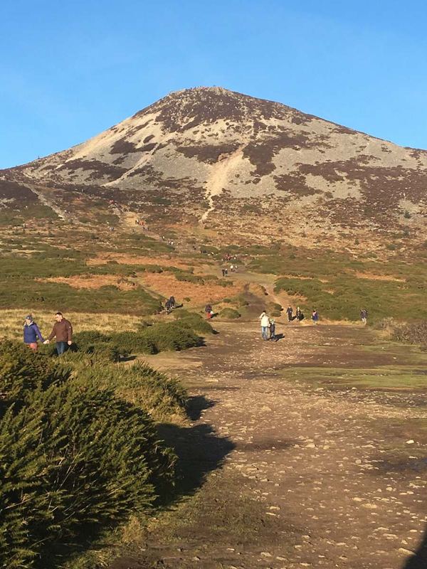 Great Sugar Loaf seen from the Red Lane approach