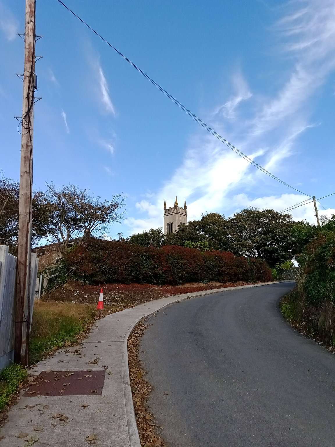 The former church building in Bunmahon associated with the geopark visitor centre