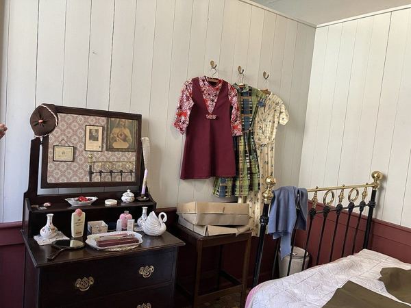 A furnished exhibition room inside 14 Henrietta Street