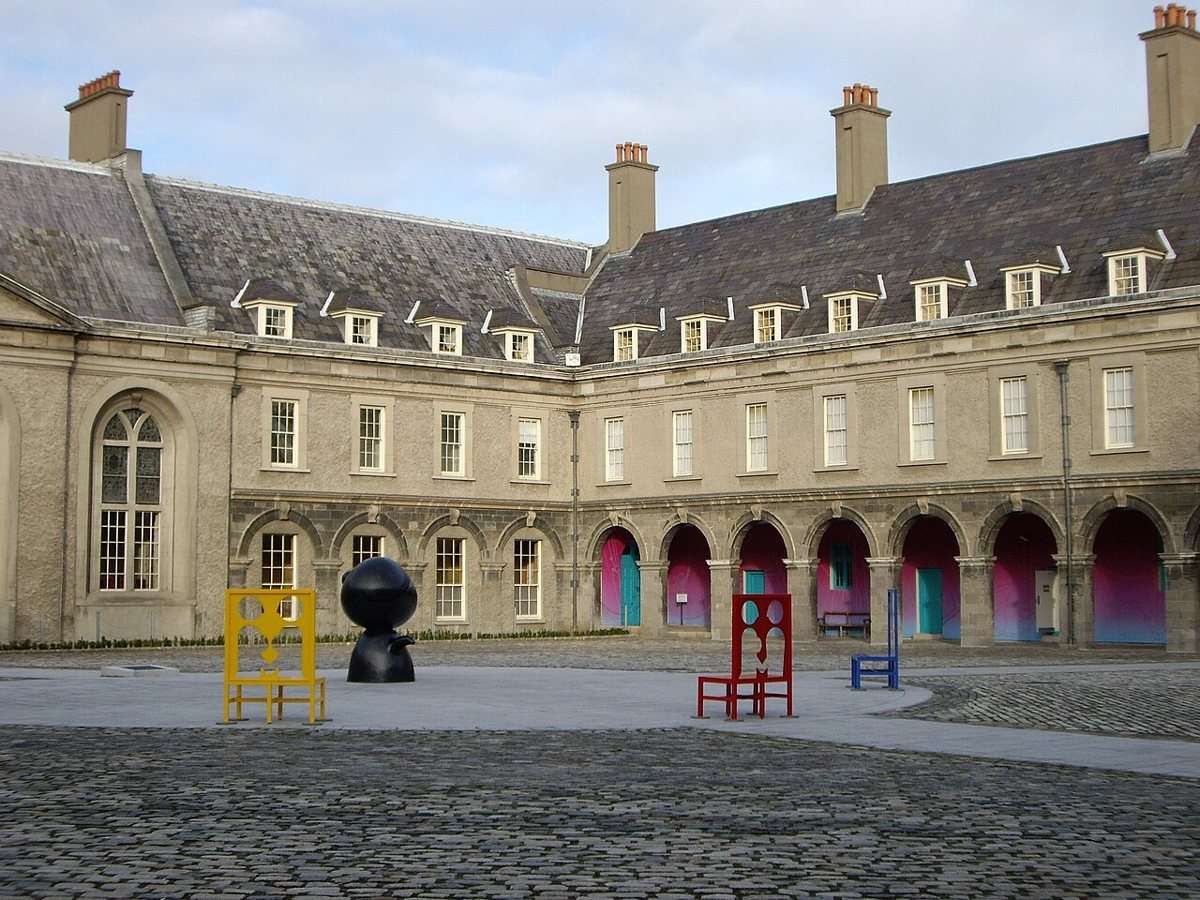 Courtyard at the Irish Museum of Modern Art