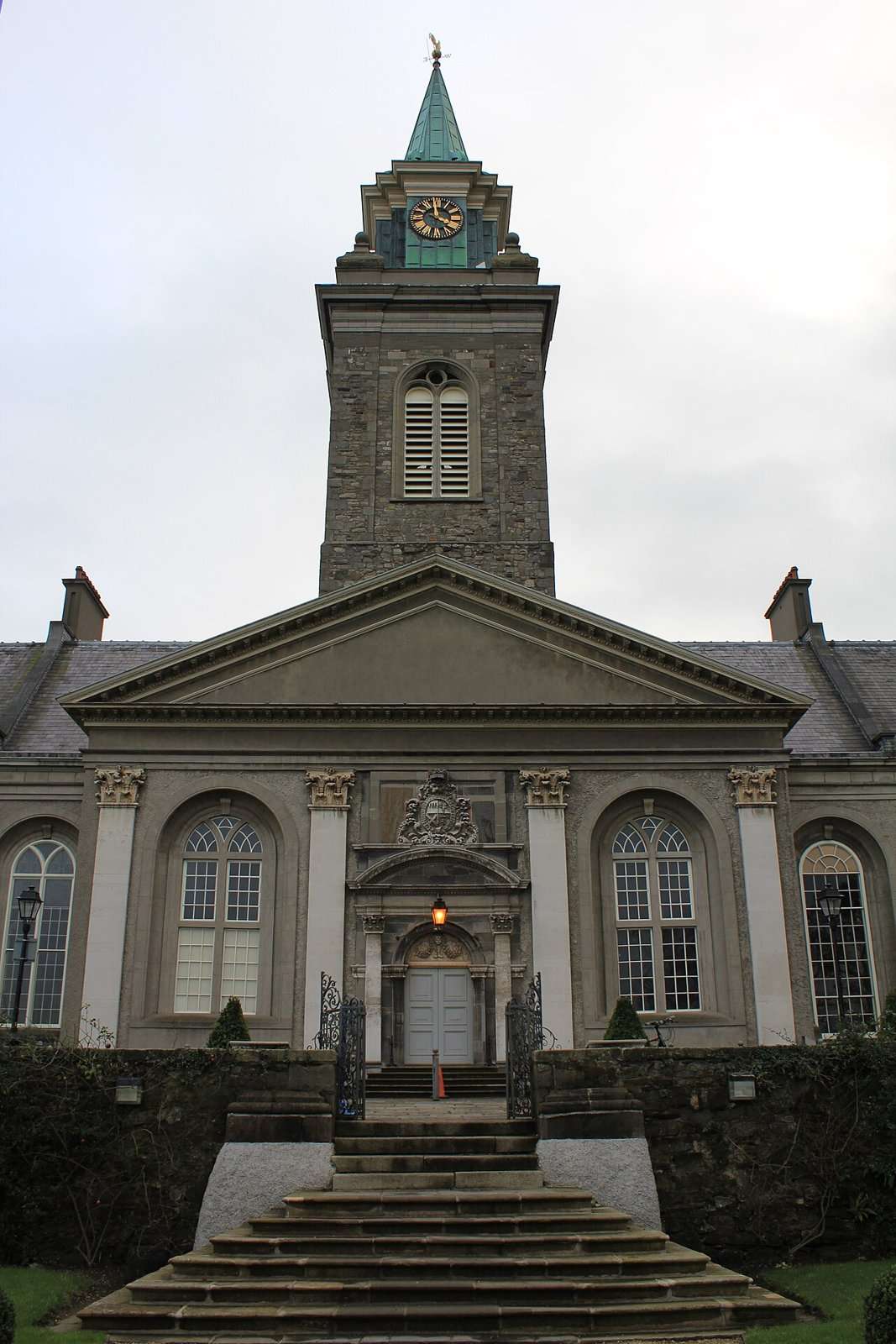Clock tower and north entrance of the Royal Hospital Kilmainham