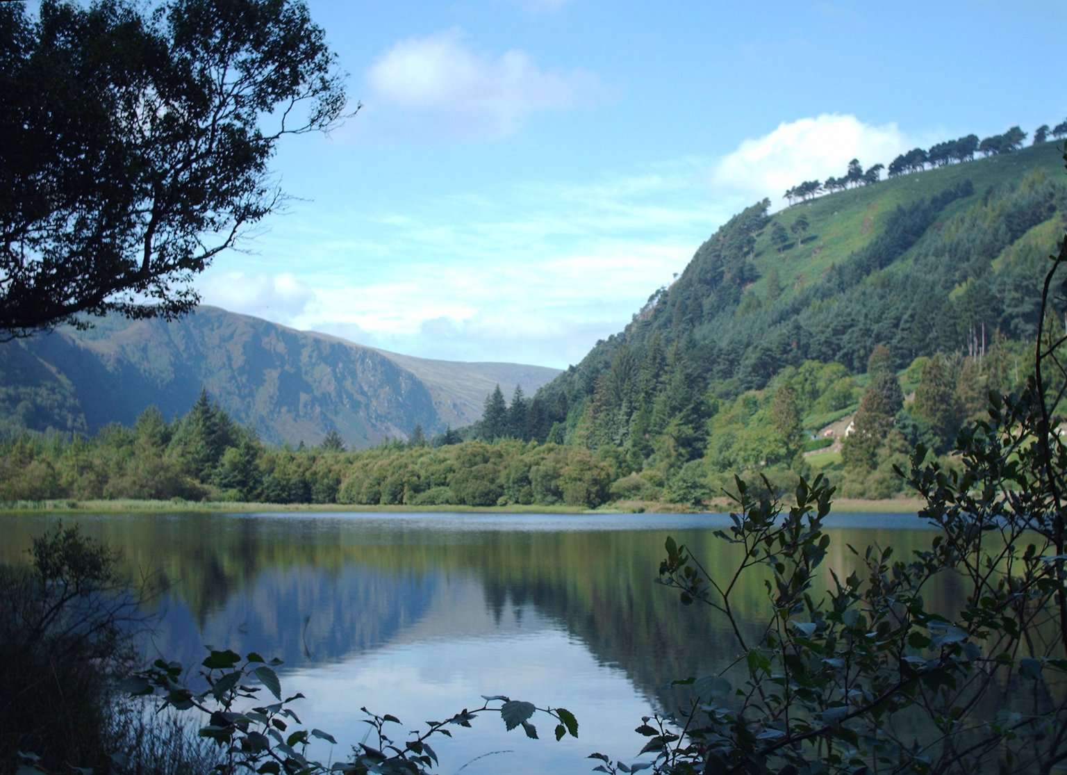 Lower Lake in the Glendalough valley