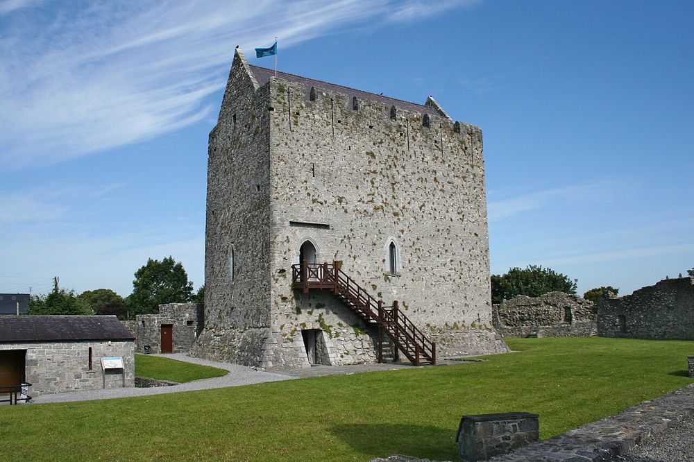 The medieval keep at Athenry Castle