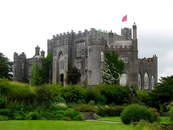 Birr Castle seen from its landscaped grounds
