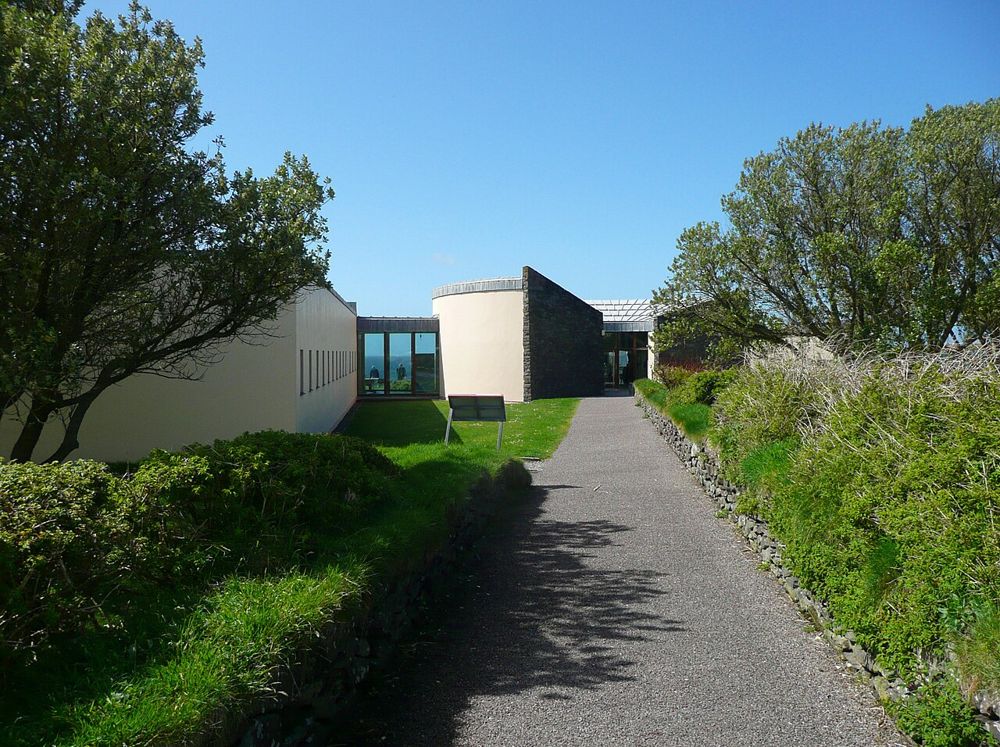 The approach to the Blasket Centre on the Dingle Peninsula