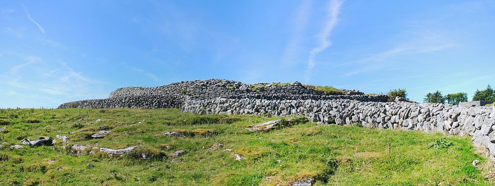 Circular stone enclosure at Caherconnell Fort
