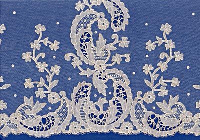 A piece of Carrickmacross lace