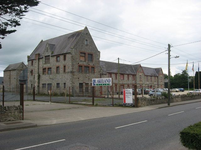 The stone workhouse buildings at Carrickmacross
