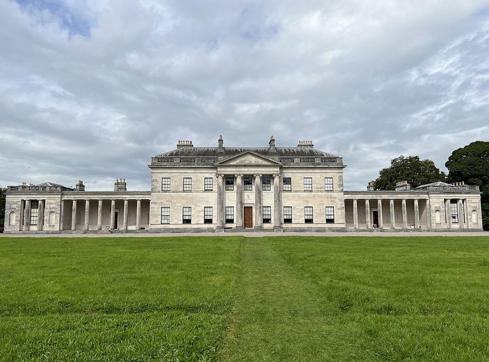 The neoclassical exterior of Castle Coole