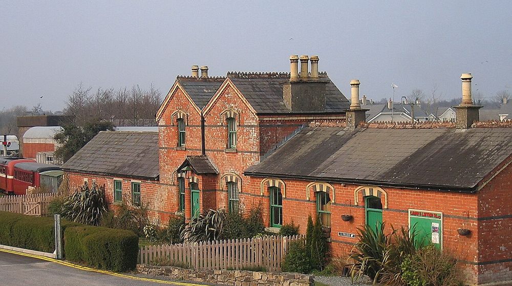 The railway buildings at the Cavan and Leitrim Railway visitor site