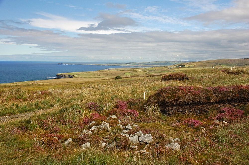 Céide Fields visitor centre in the north Mayo landscape