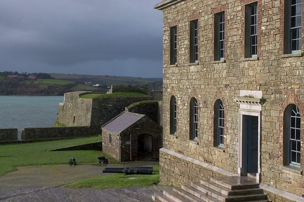 The fortifications and buildings of Charles Fort at Kinsale