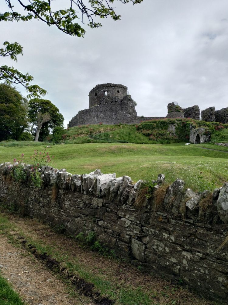 Dundrum Castle viewed from outside