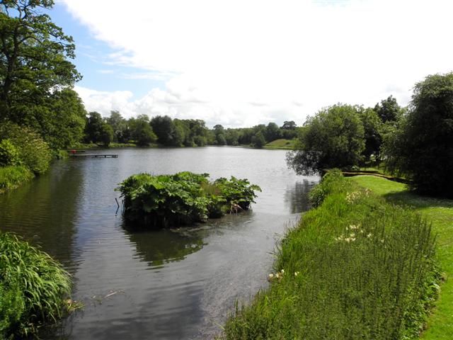 The lake in Dungannon Park