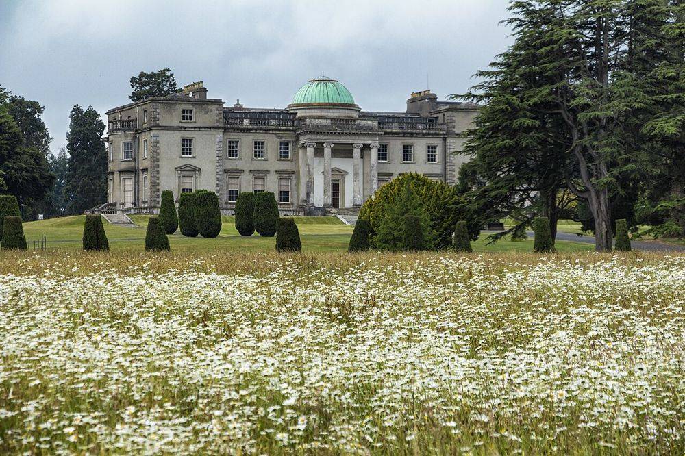 Emo Court seen across the parkland