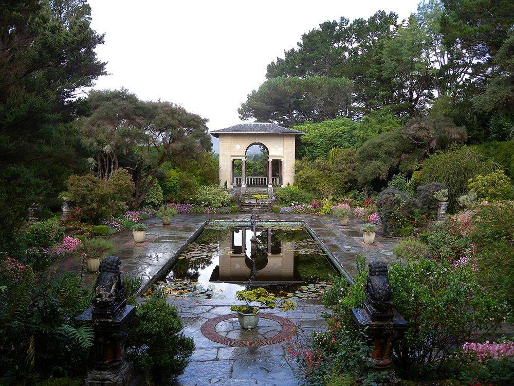 The Italian Garden on Garinish Island in Glengarriff harbour