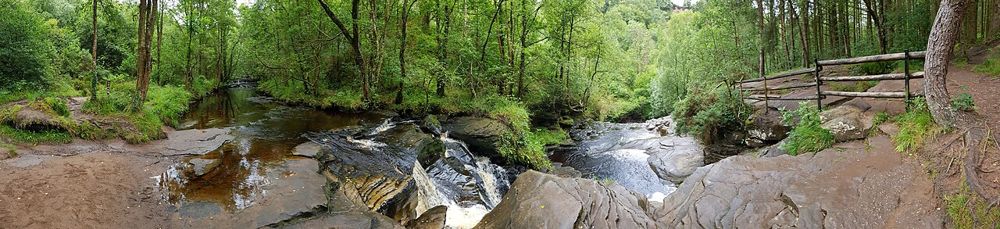The Clamp Hole waterfall on the River Barrow at Glenbarrow