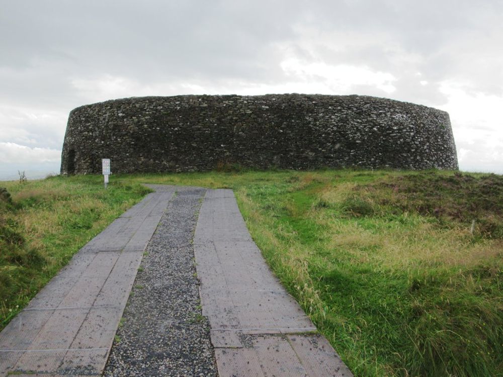 Circular stone fort at Grianán of Aileach