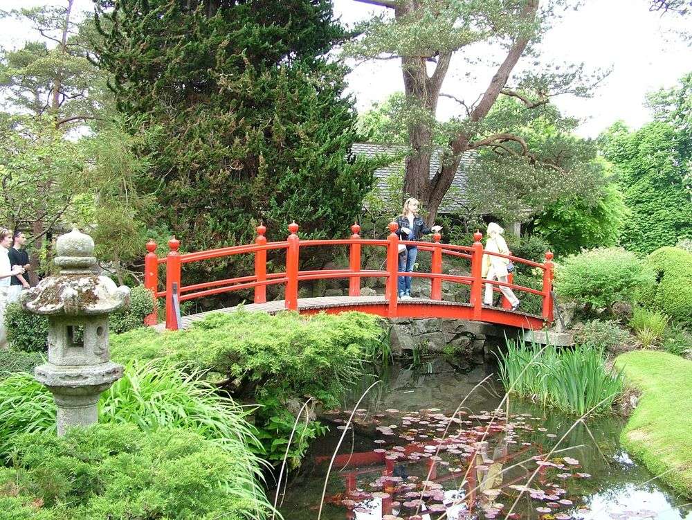 Bridge of Life in the Japanese Gardens at the Irish National Stud