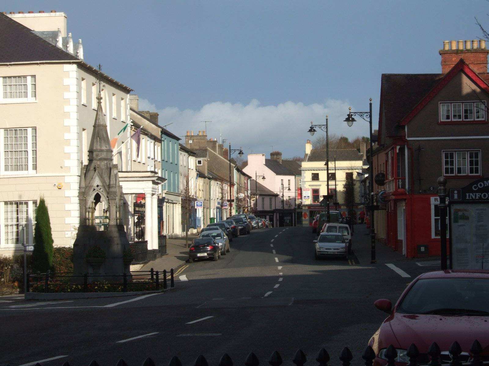 Lismore town-centre streets and shops