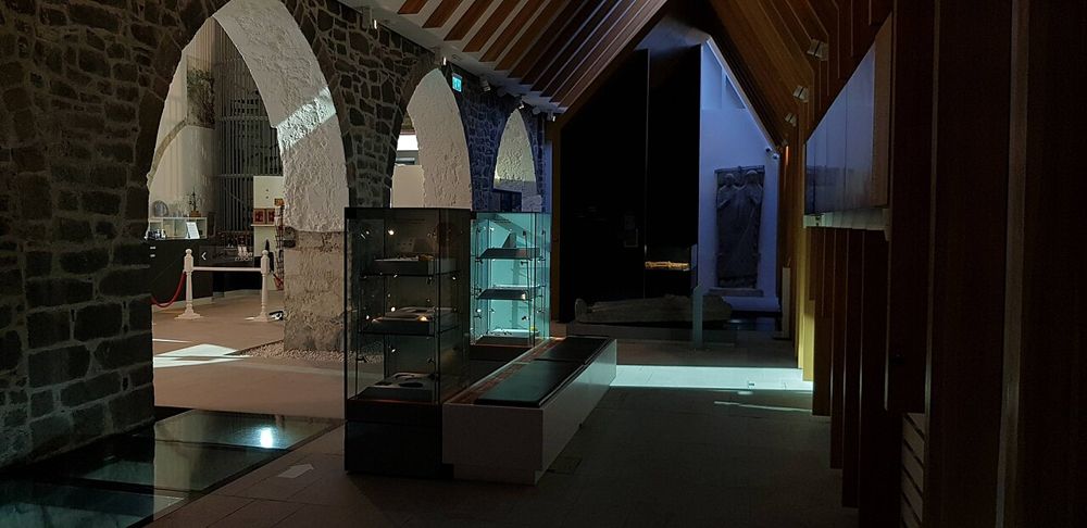 The adapted church interior of the Medieval Mile Museum