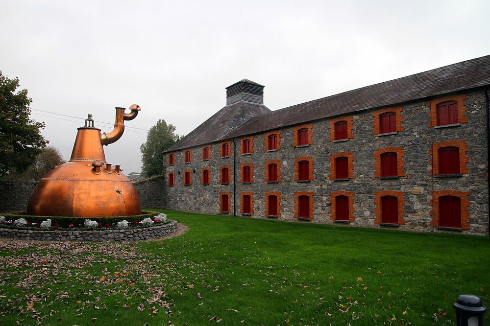 The historic distillery site in Midleton
