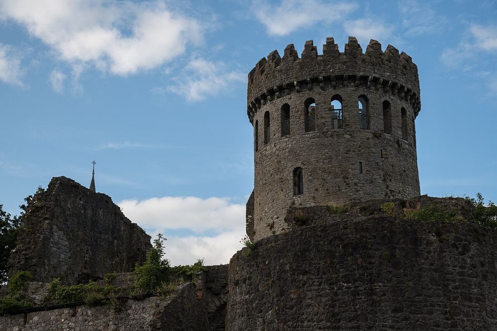 The cylindrical keep of Nenagh Castle