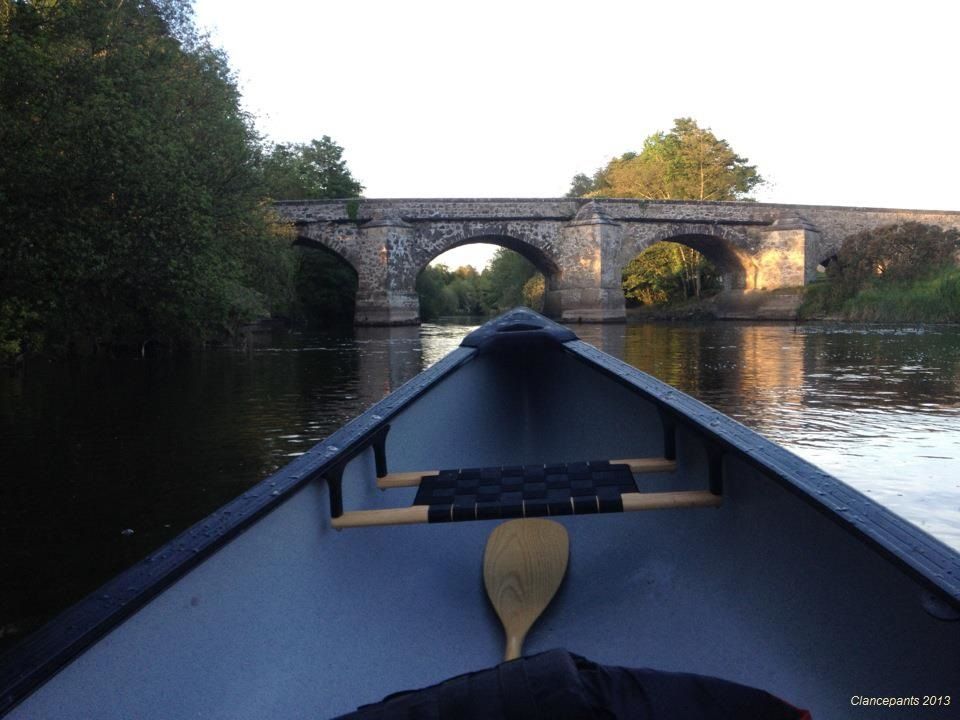 The River Inny at Newcastle Bridge, providing local landscape context for Newcastle Wood