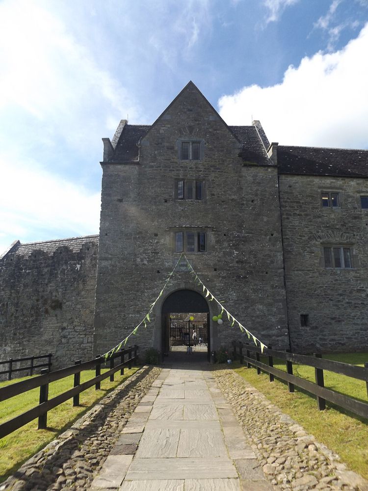 The stone entrance and approach to Parke’s Castle