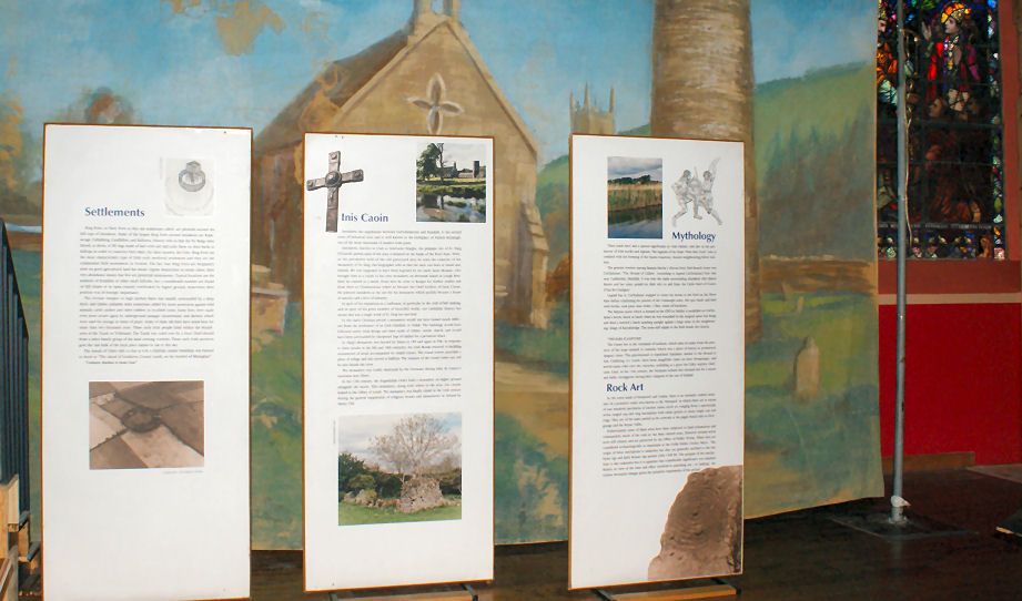 An earlier interpretation display at the Patrick Kavanagh Centre