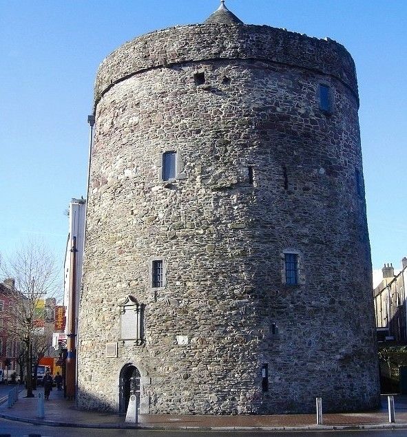 The circular stone exterior of Reginald’s Tower in Waterford