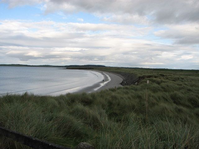 Sand and water at Rosses Point Beach