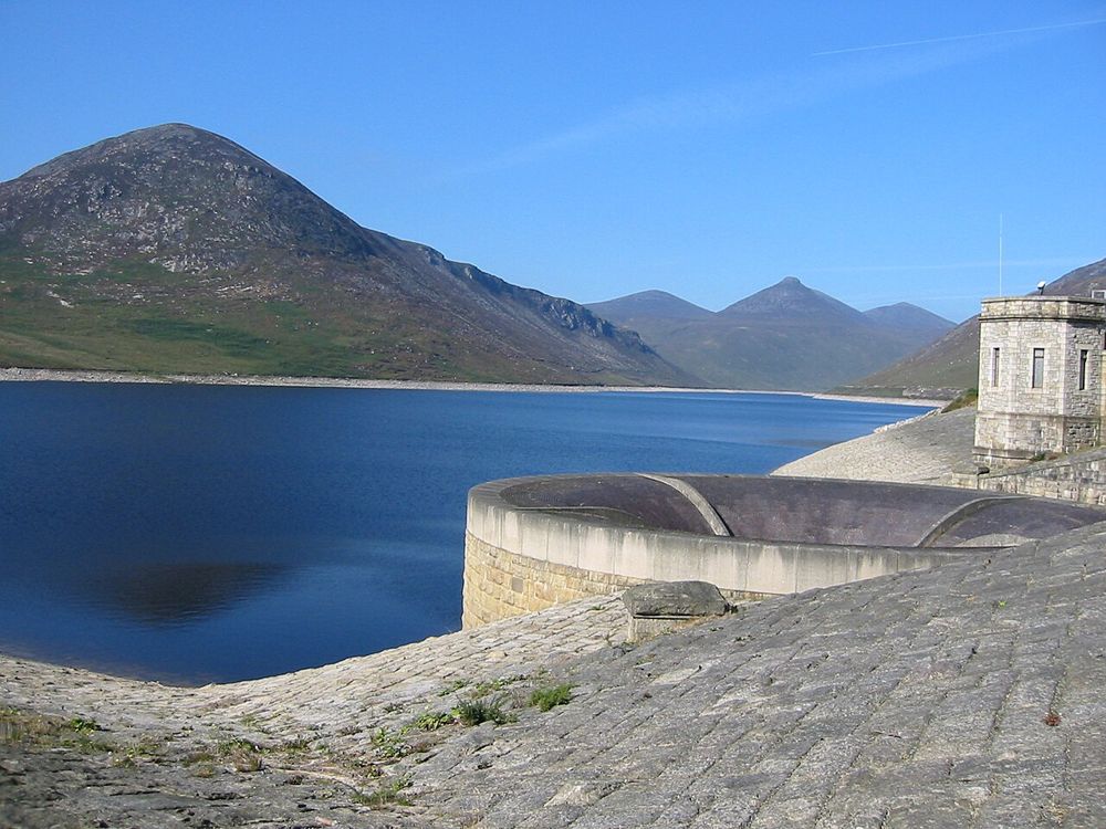 The Silent Valley reservoir in the Mournes