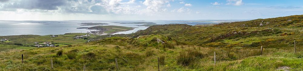 Coastal panorama from the Sky Road near Clifden