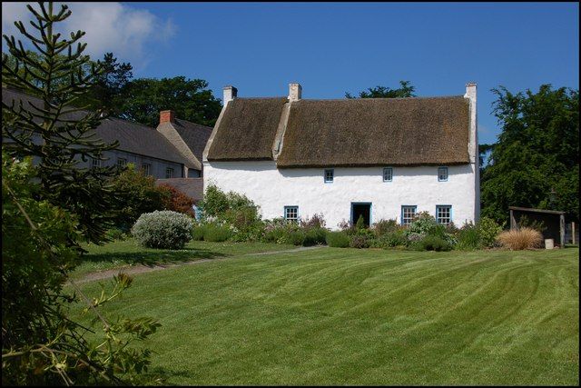 The reconstructed Old Rectory at the Ulster Folk Museum