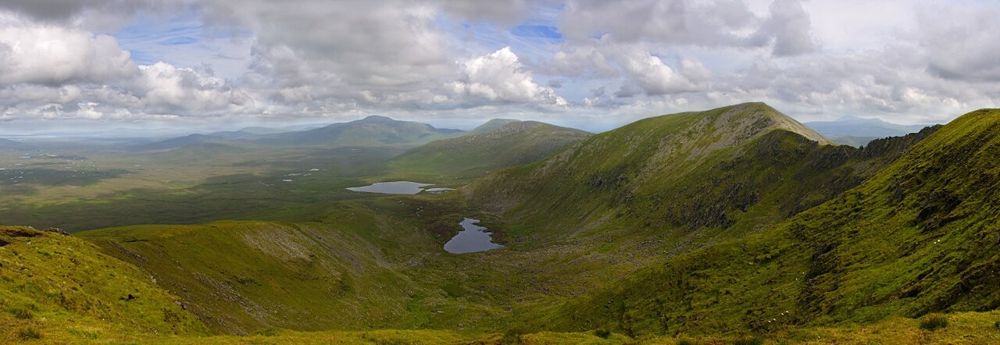 Open bog and hills in Wild Nephin National Park