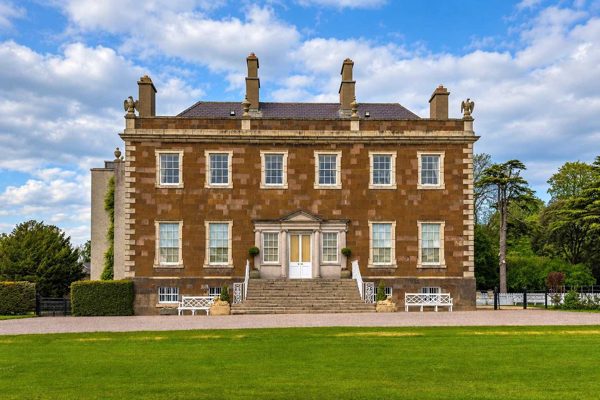 AI illustration of Newbridge House & Farm, Donabate based on a credited source photograph
