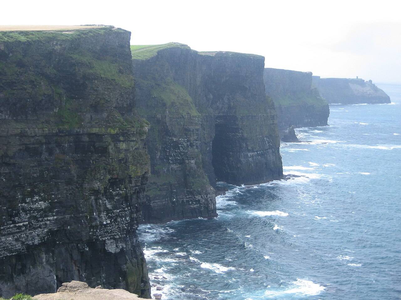 Sea cliffs at the Cliffs of Moher
