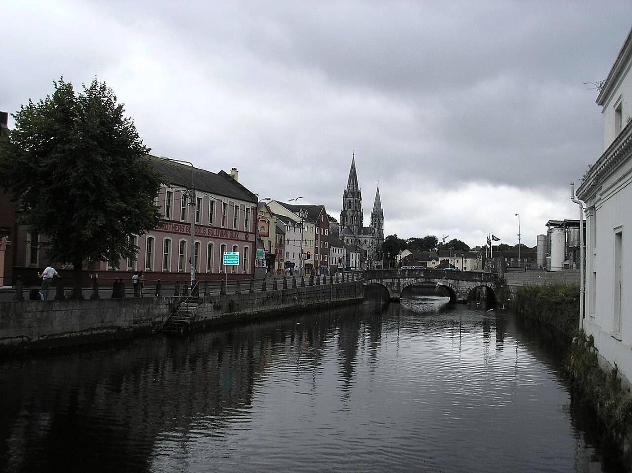 River Lee and buildings in Cork city