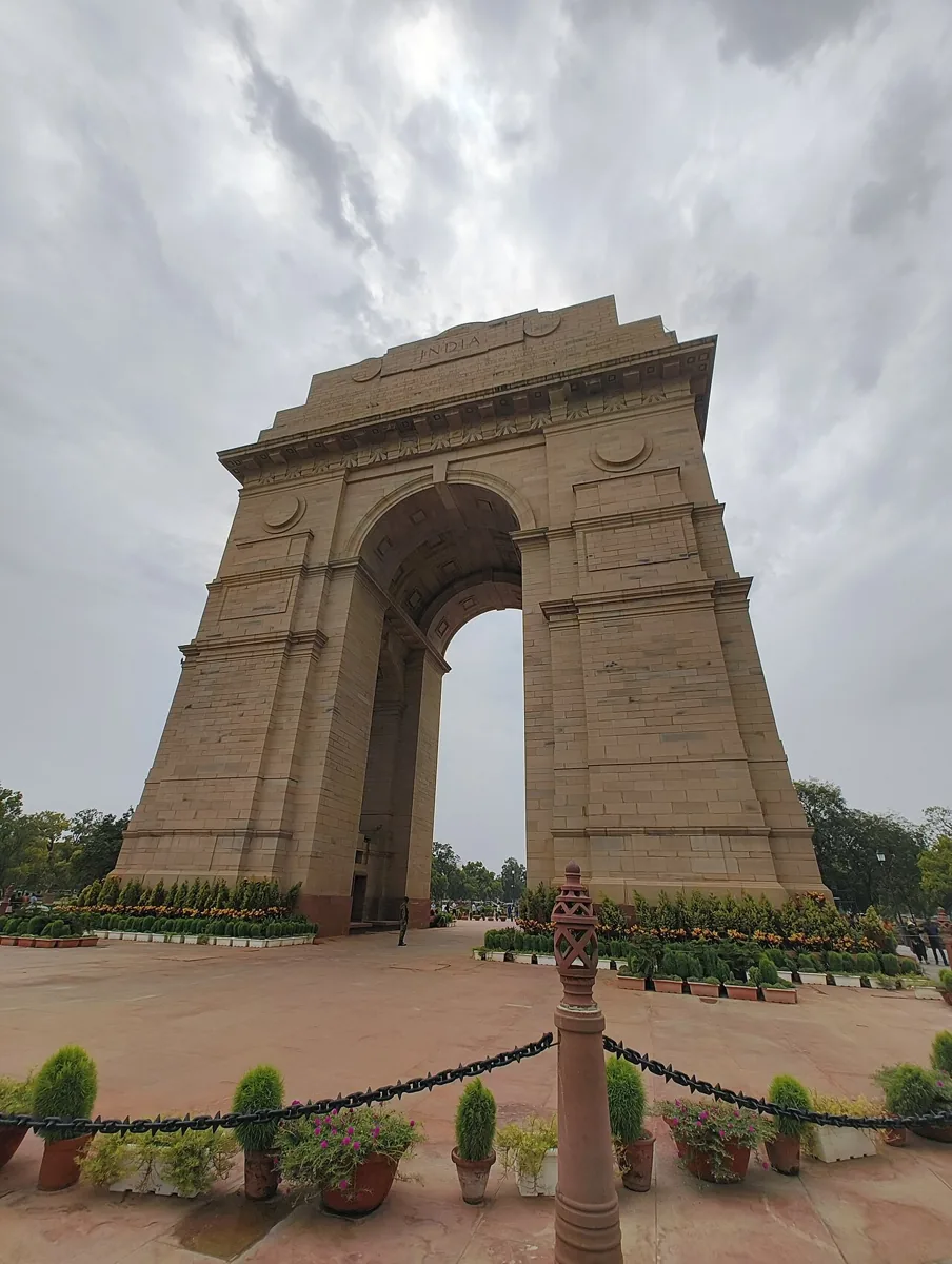 India Gate monument in Delhi