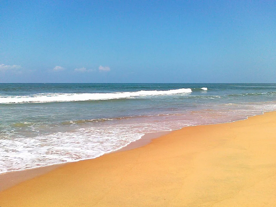 Surf and sand at Candolim Beach in Goa